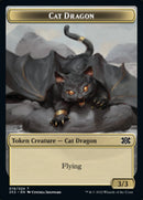 Cat Dragon // Soldier Double-Sided Token [Double Masters 2022 Tokens] - The Mythic Store | 24h Order Processing