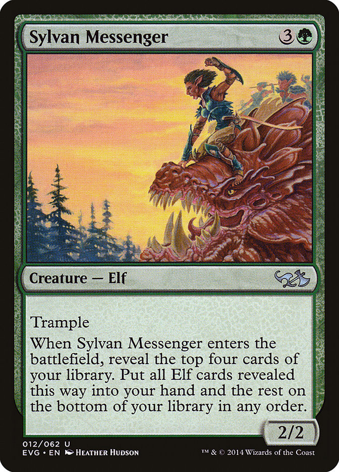 Sylvan Messenger (Elves vs. Goblins) [Duel Decks Anthology] - The Mythic Store | 24h Order Processing