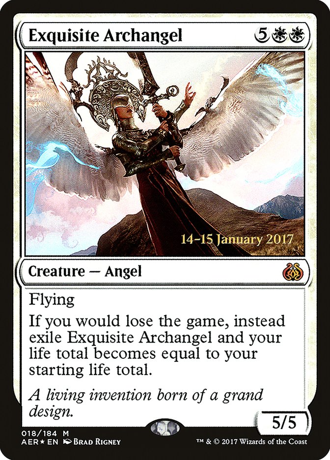 Exquisite Archangel [Aether Revolt Prerelease Promos] - The Mythic Store | 24h Order Processing