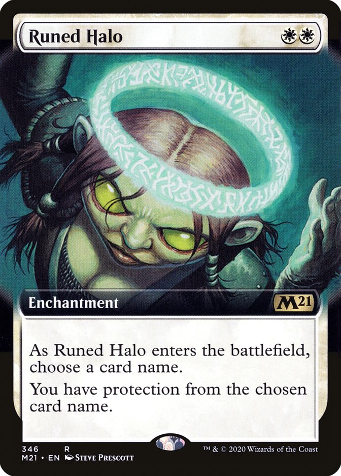 Runed Halo (Extended Art) [Core Set 2021] - The Mythic Store | 24h Order Processing