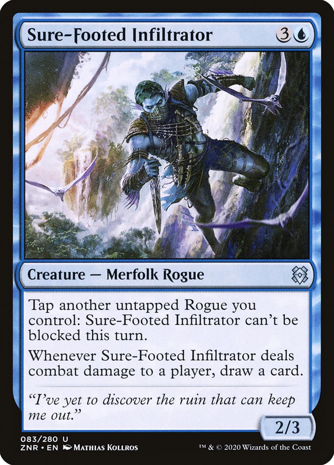 Sure-Footed Infiltrator [Zendikar Rising] - The Mythic Store | 24h Order Processing