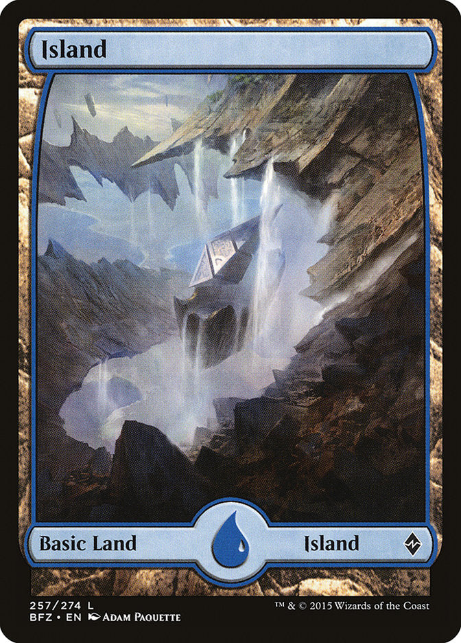 Island (257) (Full Art) [Battle for Zendikar] - The Mythic Store | 24h Order Processing