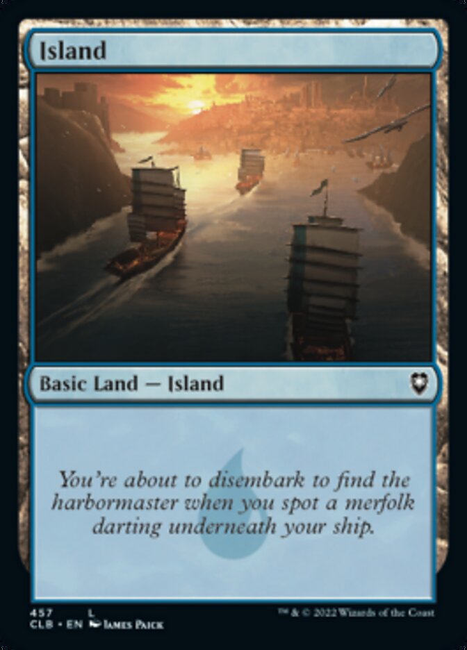 Island (457) [Commander Legends: Battle for Baldur's Gate] - The Mythic Store | 24h Order Processing