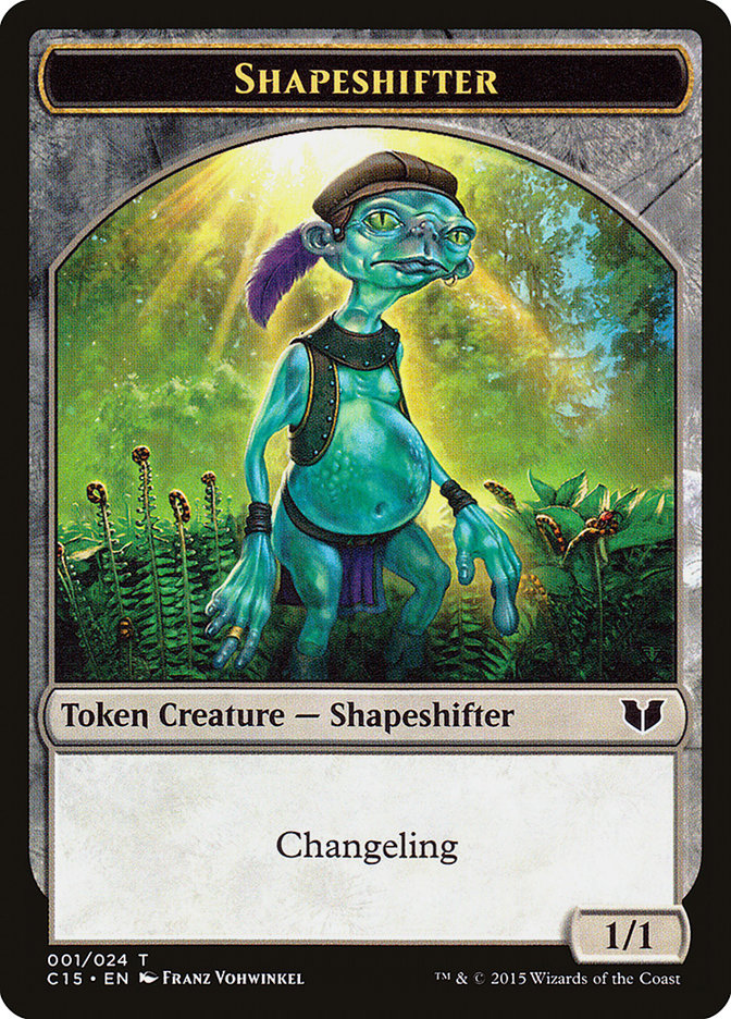 Elemental Shaman // Shapeshifter Double-Sided Token [Commander 2015 Tokens] - The Mythic Store | 24h Order Processing