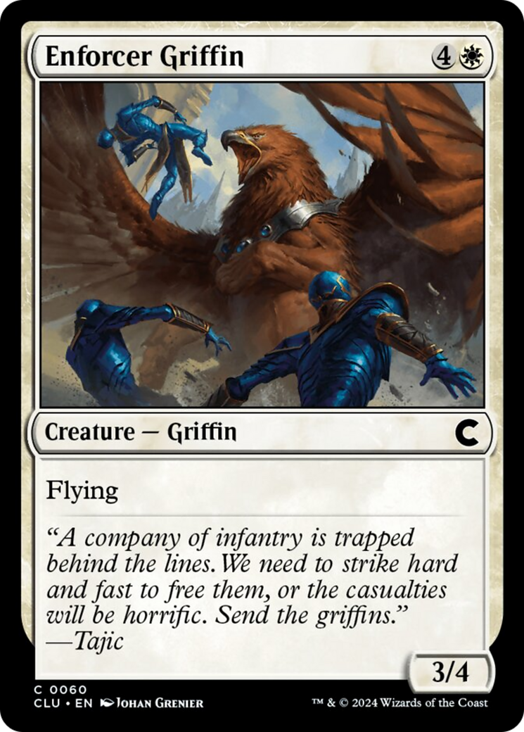 Enforcer Griffin [Ravnica: Clue Edition] - The Mythic Store | 24h Order Processing