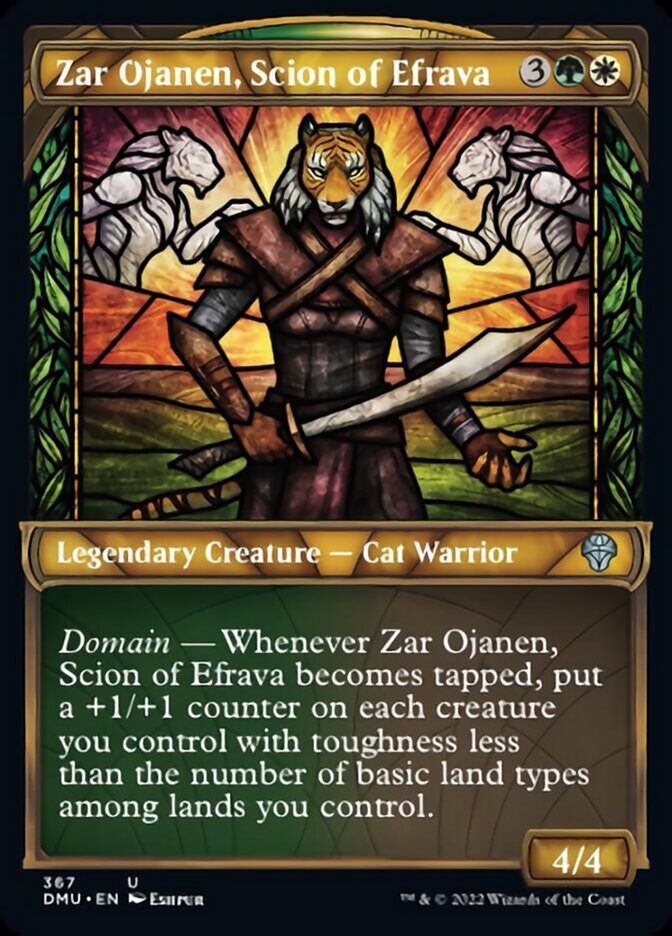 Zar Ojanen, Scion of Efrava (Showcase Textured) [Dominaria United] - The Mythic Store | 24h Order Processing