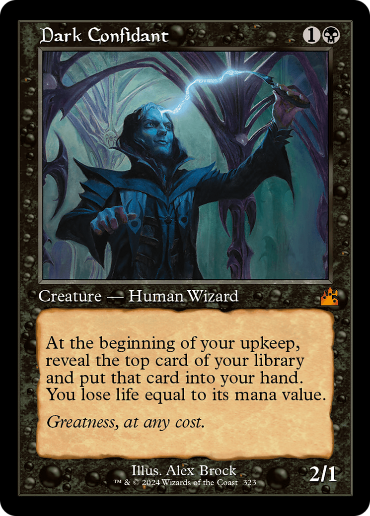 Dark Confidant (Retro Frame) [Ravnica Remastered] - The Mythic Store | 24h Order Processing