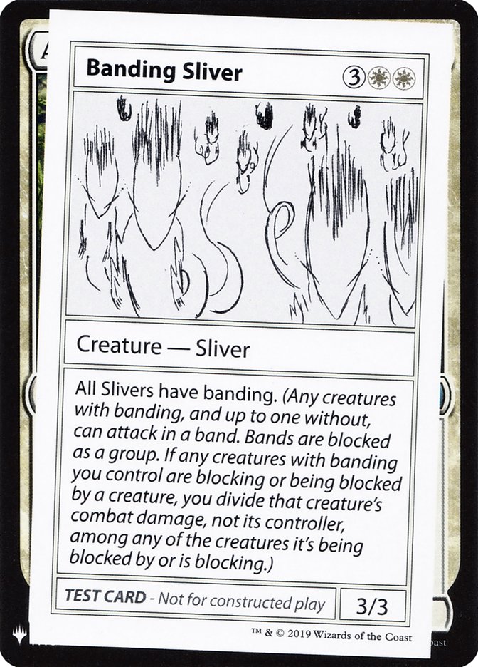 Banding Sliver [Mystery Booster Playtest Cards] - The Mythic Store | 24h Order Processing