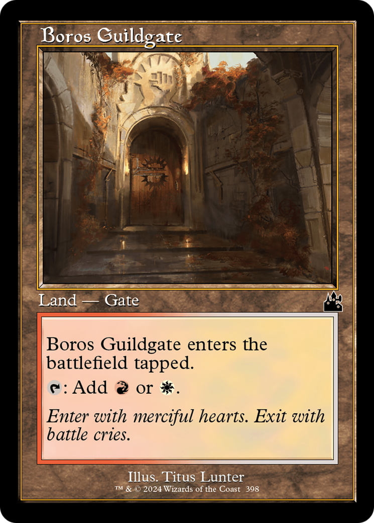 Boros Guildgate (Retro Frame) [Ravnica Remastered] - The Mythic Store | 24h Order Processing