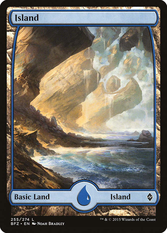 Island (255) (Full Art) [Battle for Zendikar] - The Mythic Store | 24h Order Processing