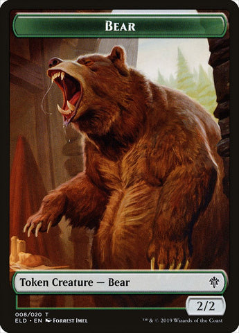 Bear Token [Throne of Eldraine Tokens] - The Mythic Store | 24h Order Processing