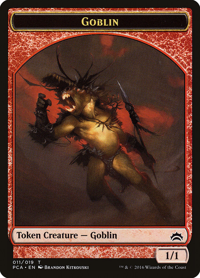 Goblin // Boar Double-Sided Token [Planechase Anthology Tokens] - The Mythic Store | 24h Order Processing