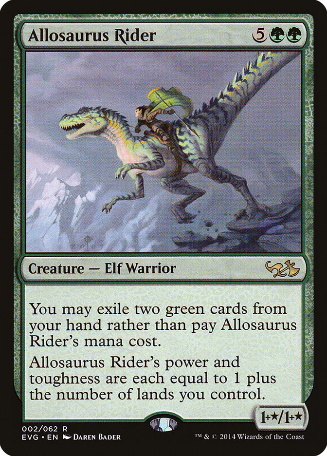 Allosaurus Rider (Elves vs. Goblins) [Duel Decks Anthology] - The Mythic Store | 24h Order Processing