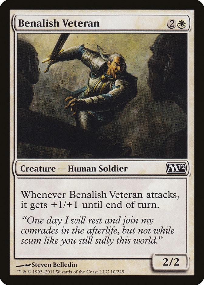 Benalish Veteran [Magic 2012] - The Mythic Store | 24h Order Processing