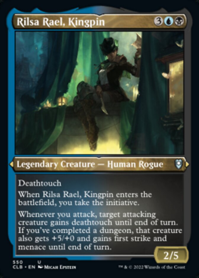 Rilsa Rael, Kingpin (Foil Etched) [Commander Legends: Battle for Baldur's Gate] - The Mythic Store | 24h Order Processing
