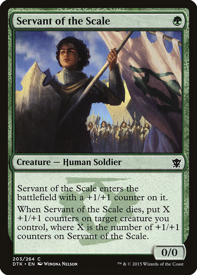 Servant of the Scale [Dragons of Tarkir] - The Mythic Store | 24h Order Processing