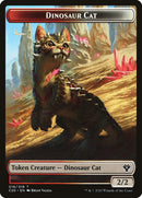 Bird // Dinosaur Cat Double-Sided Token [Commander 2020 Tokens] - The Mythic Store | 24h Order Processing