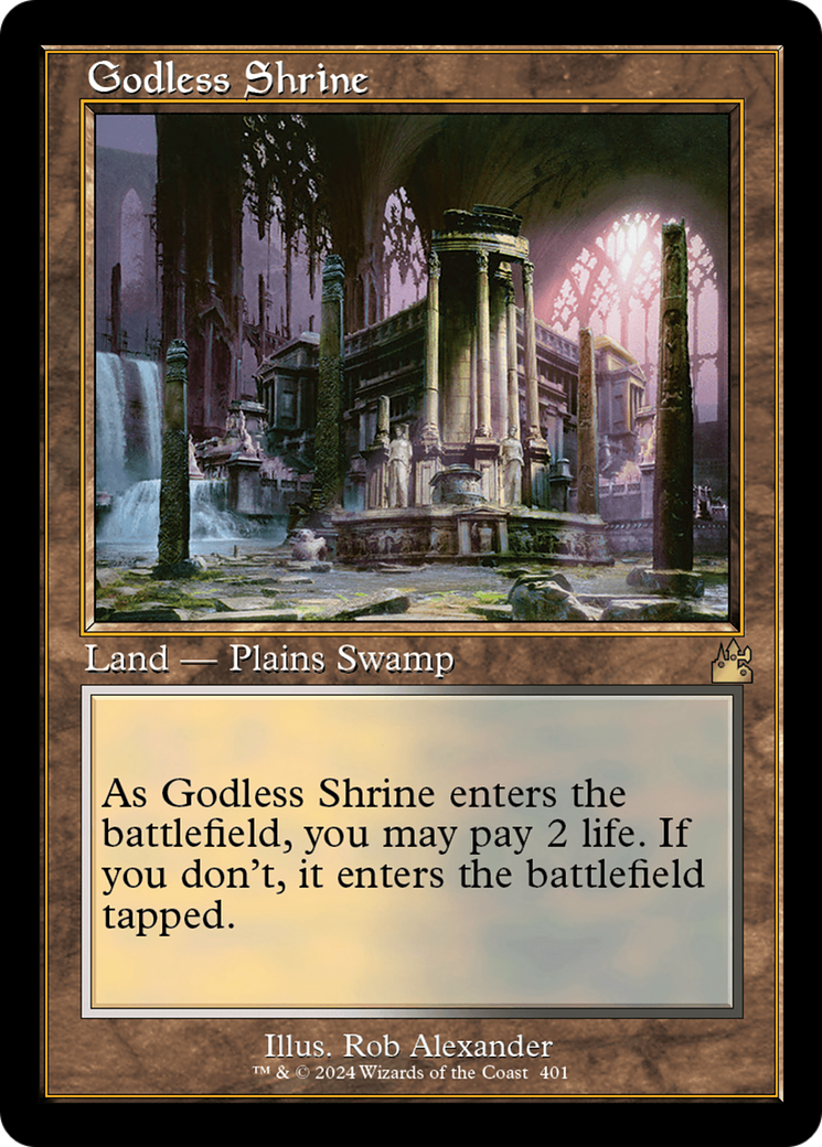 Godless Shrine (Retro) [Ravnica Remastered] - The Mythic Store | 24h Order Processing