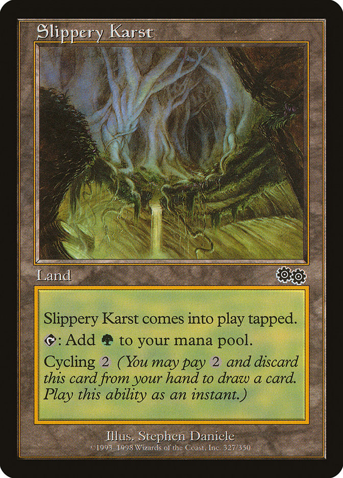 Slippery Karst [Urza's Saga] - The Mythic Store | 24h Order Processing