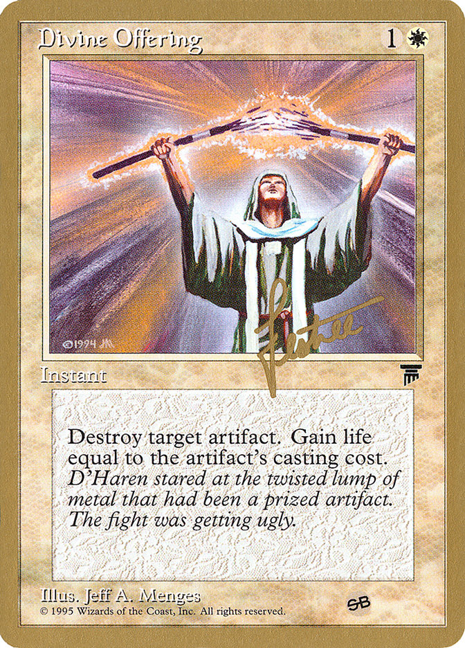 Divine Offering (Bertrand Lestree) (SB) [Pro Tour Collector Set] - The Mythic Store | 24h Order Processing