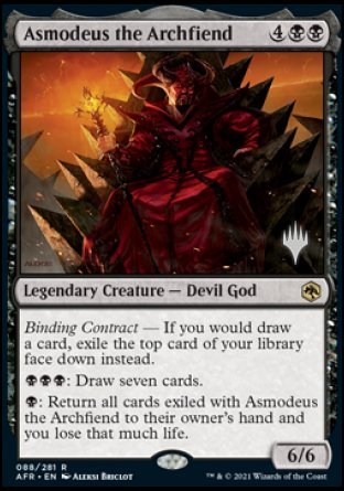 Asmodeus the Archfiend (Promo Pack) [Dungeons & Dragons: Adventures in the Forgotten Realms Promos] - The Mythic Store | 24h Order Processing