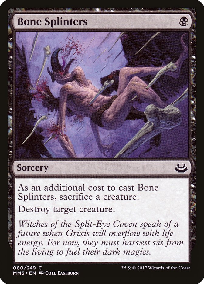 Bone Splinters [Modern Masters 2017] - The Mythic Store | 24h Order Processing