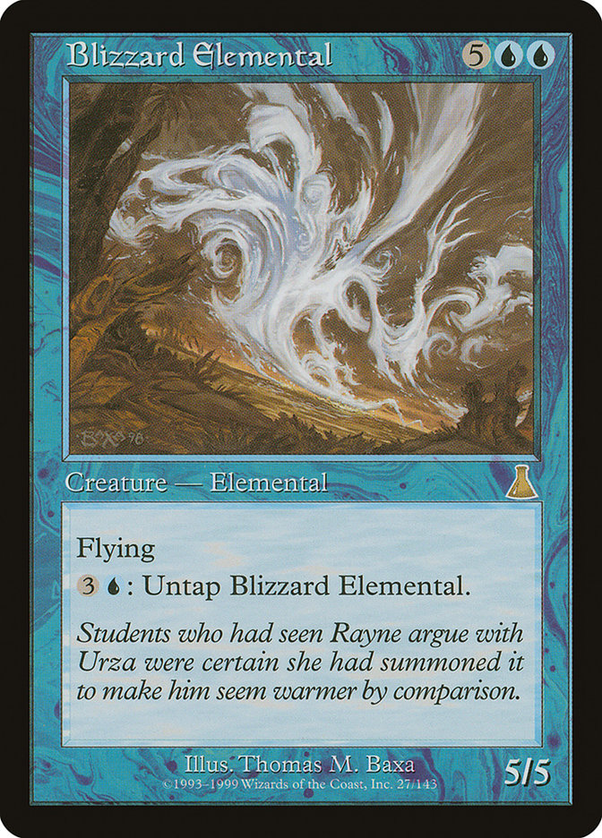 Blizzard Elemental [Urza's Destiny] - The Mythic Store | 24h Order Processing