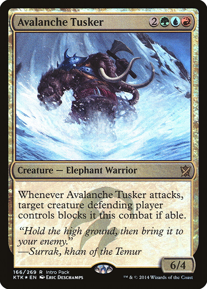 Avalanche Tusker (Intro Pack) [Khans of Tarkir Promos] - The Mythic Store | 24h Order Processing