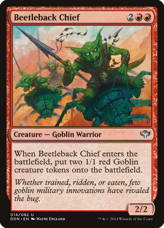 Beetleback Chief [Duel Decks: Speed vs. Cunning] - The Mythic Store | 24h Order Processing