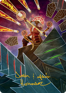 Quintorius, Loremaster Art Card (63) (Gold-Stamped Signature) [March of the Machine Art Series] - The Mythic Store | 24h Order Processing