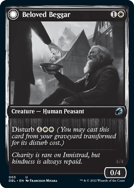 Beloved Beggar // Generous Soul [Innistrad: Double Feature] - The Mythic Store | 24h Order Processing