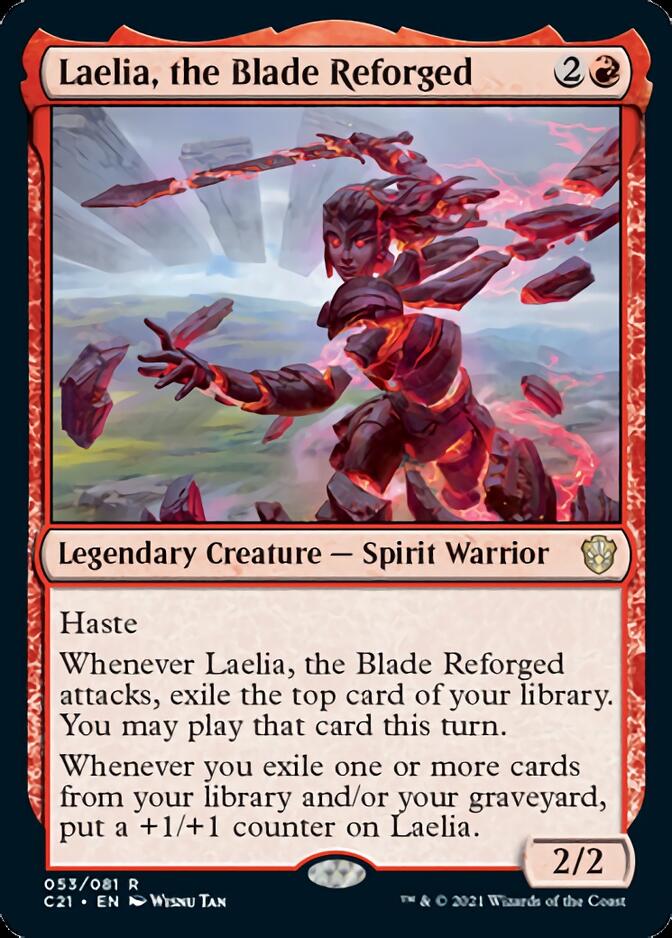 Laelia, the Blade Reforged [Commander 2021] - The Mythic Store | 24h Order Processing