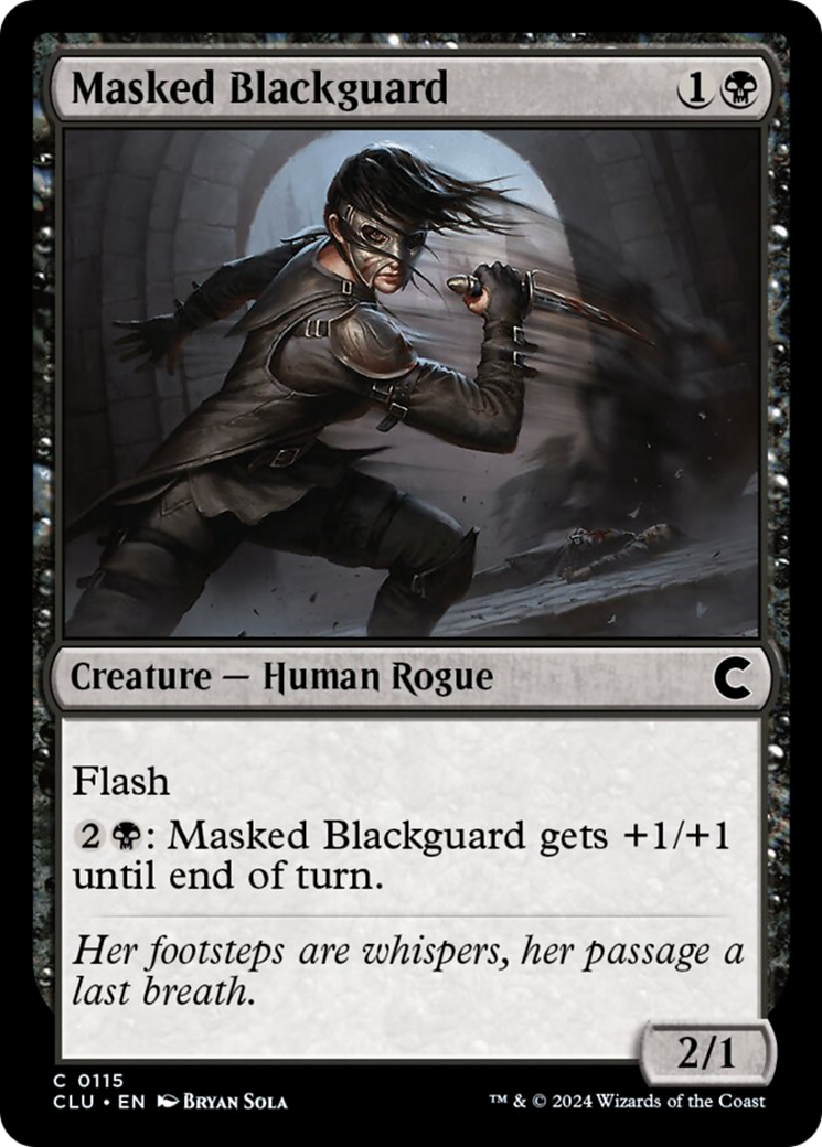 Masked Blackguard [Ravnica: Clue Edition] - The Mythic Store | 24h Order Processing