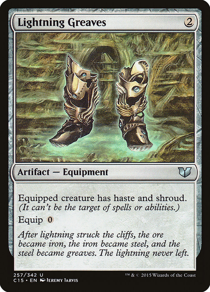 Lightning Greaves [Commander 2015] - The Mythic Store | 24h Order Processing