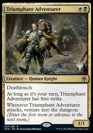 Triumphant Adventurer (Promo Pack) [Dungeons & Dragons: Adventures in the Forgotten Realms Promos] - The Mythic Store | 24h Order Processing