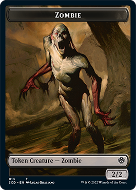 Zombie // Zombie Army Double-Sided Token [Starter Commander Decks] - The Mythic Store | 24h Order Processing