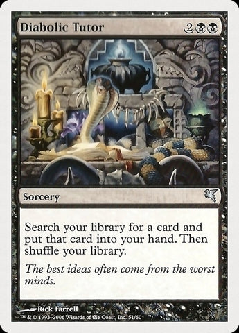Diabolic Tutor [Hachette UK] - The Mythic Store | 24h Order Processing