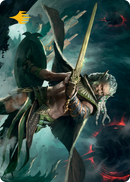 Serpent-Blade Assailant Art Card (40) (Gold-Stamped Signature) [March of the Machine Art Series] - The Mythic Store | 24h Order Processing