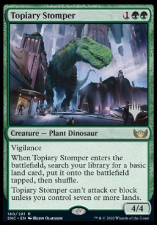 Topiary Stomper (Promo Pack) [Streets of New Capenna Promos] - The Mythic Store | 24h Order Processing