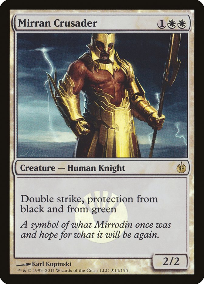 Mirran Crusader (Buy-A-Box) [Mirrodin Besieged Promos] - The Mythic Store | 24h Order Processing