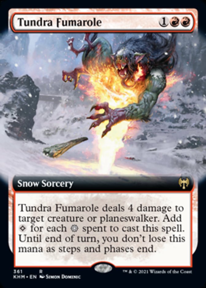 Tundra Fumarole (Extended Art) [Kaldheim] - The Mythic Store | 24h Order Processing