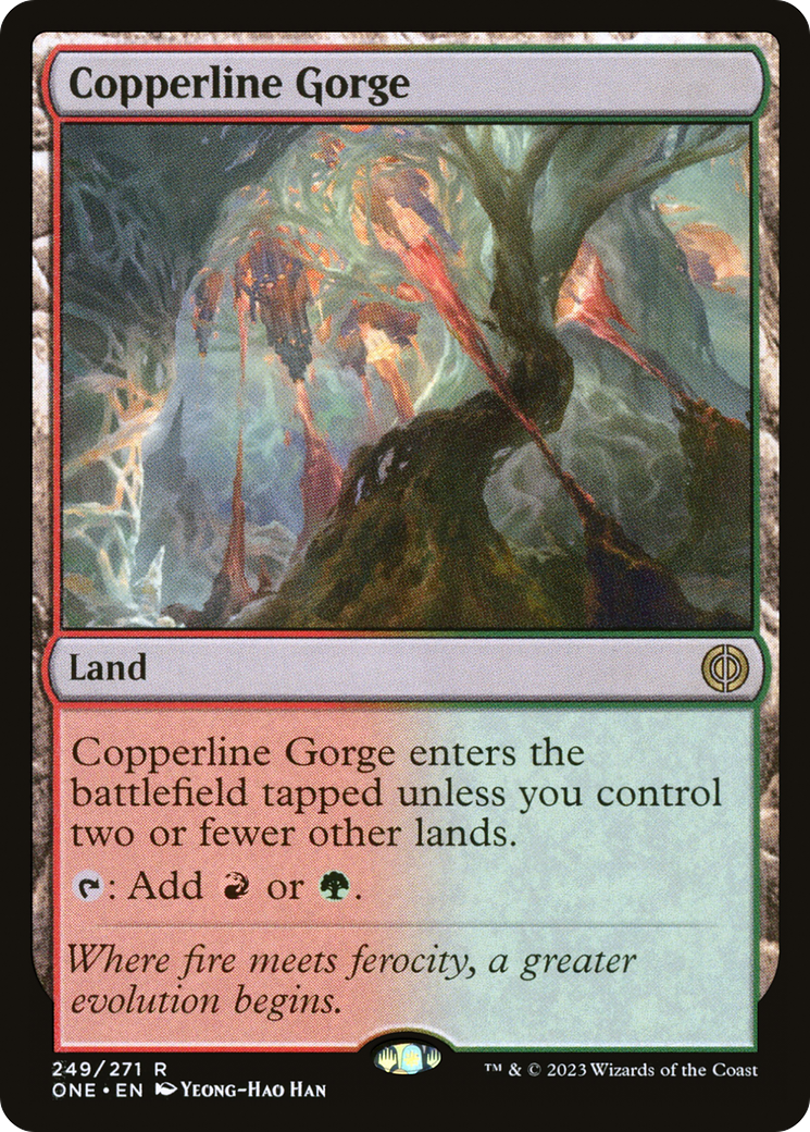 Copperline Gorge [Phyrexia: All Will Be One] - The Mythic Store | 24h Order Processing