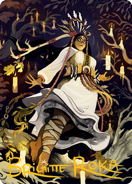 Candlegrove Witch 2 Art Card (Gold-Stamped Signature) [Innistrad: Midnight Hunt Art Series] - The Mythic Store | 24h Order Processing