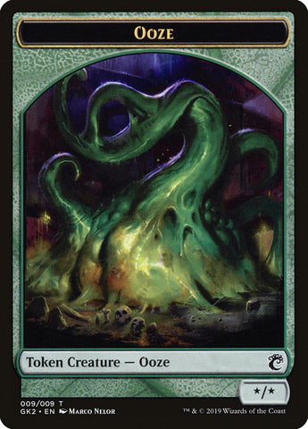 Ooze // Frog Lizard Double-Sided Token [Ravnica Allegiance Guild Kit Tokens] - The Mythic Store | 24h Order Processing