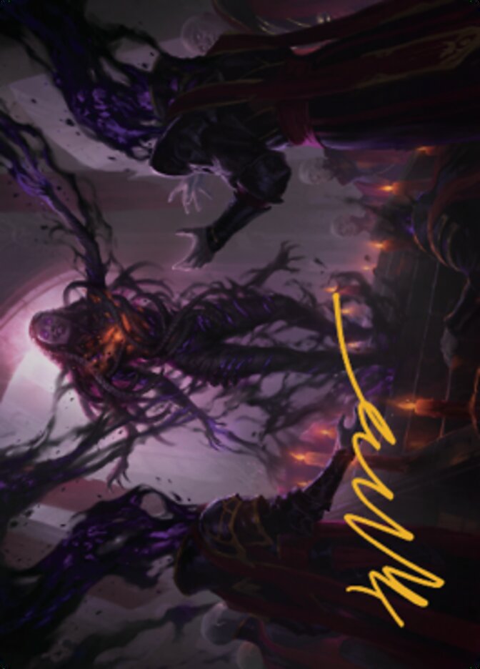 Braids, Arisen Nightmare Art Card 1 (Gold-Stamped Signature) [Dominaria United Art Series] - The Mythic Store | 24h Order Processing