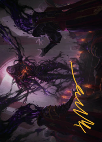Braids, Arisen Nightmare Art Card 1 (Gold-Stamped Signature) [Dominaria United Art Series] - The Mythic Store | 24h Order Processing