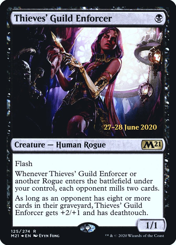 Thieves' Guild Enforcer [Core Set 2021 Prerelease Promos] - The Mythic Store | 24h Order Processing