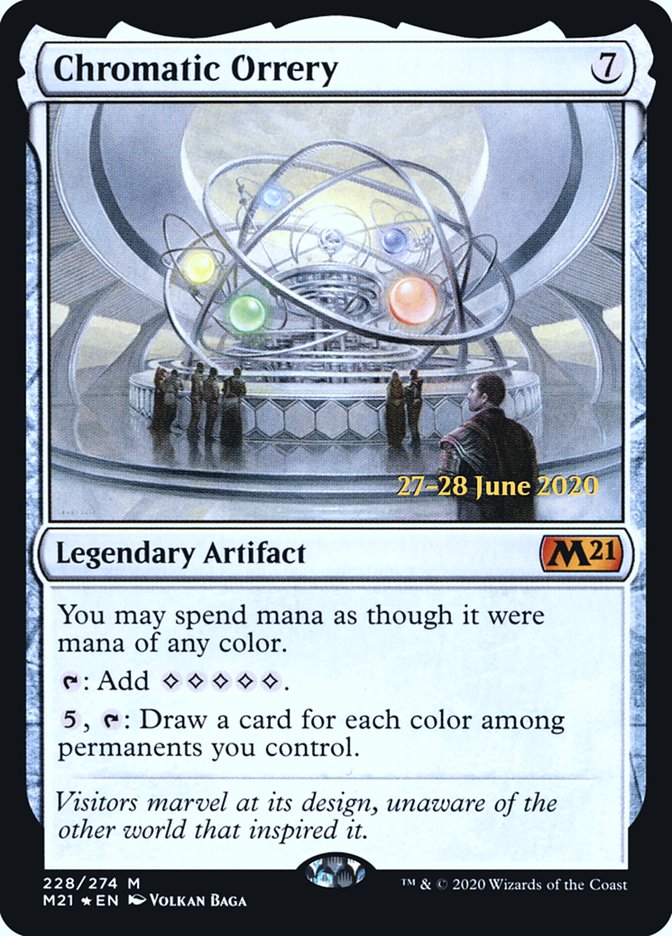 Chromatic Orrery [Core Set 2021 Prerelease Promos] - The Mythic Store | 24h Order Processing