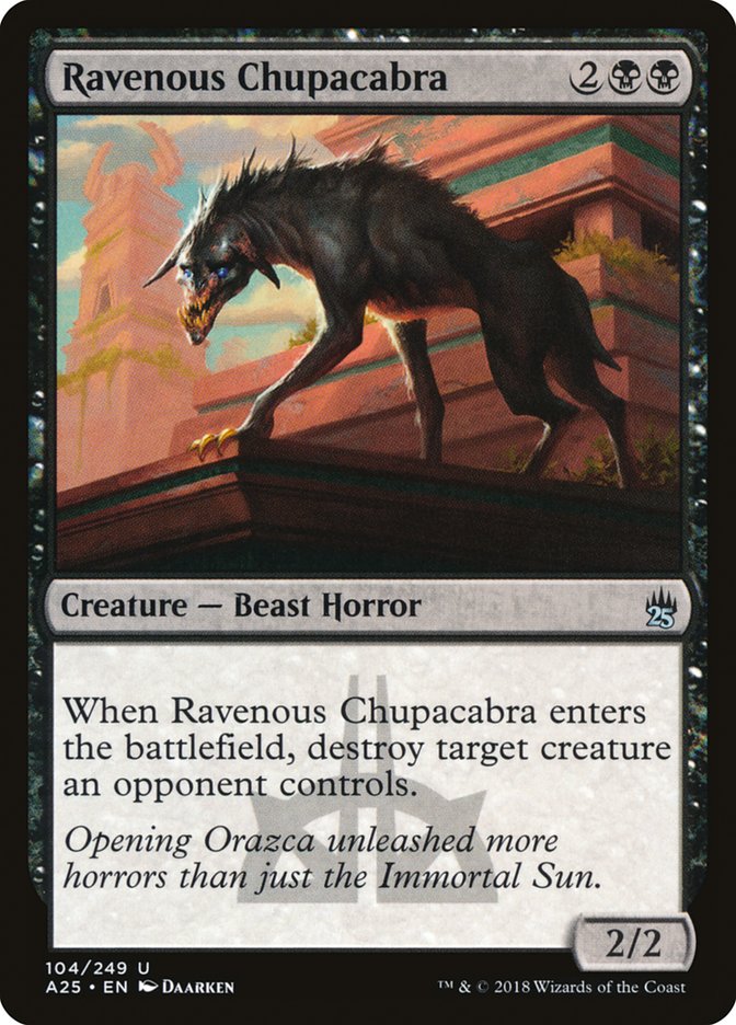 Ravenous Chupacabra [Masters 25] - The Mythic Store | 24h Order Processing