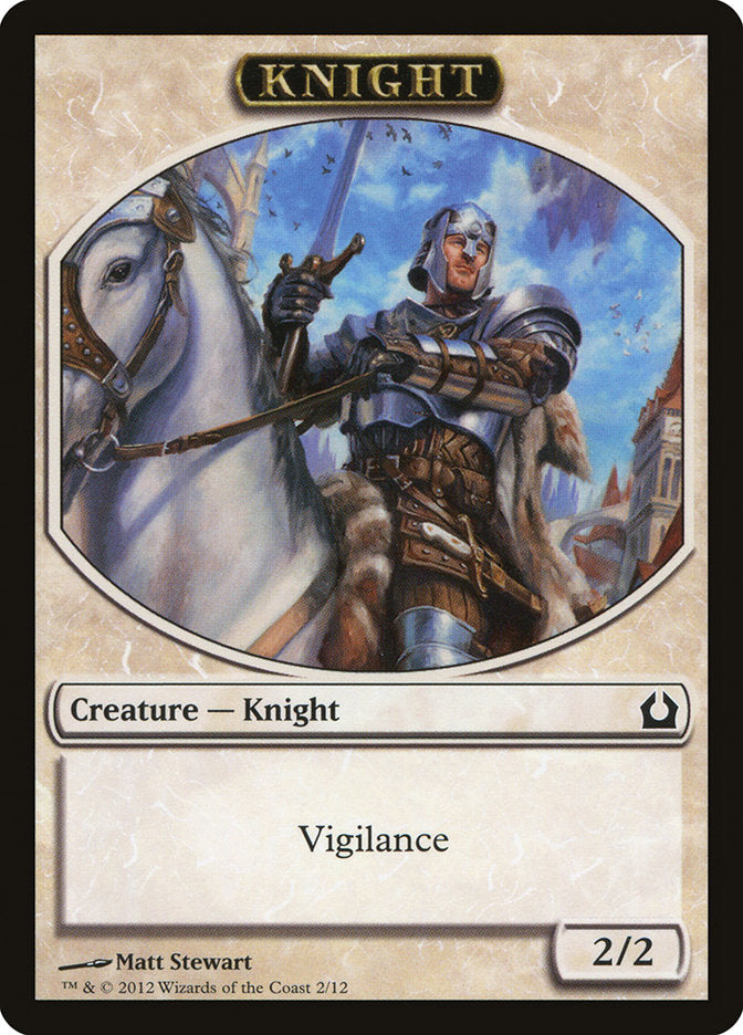 Knight Token [Return to Ravnica Tokens] - The Mythic Store | 24h Order Processing